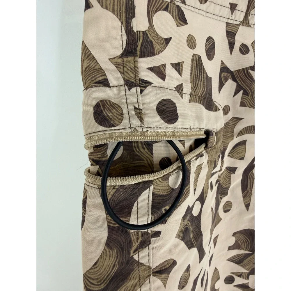Patagonia Wavefarer Board Shorts Men 30 Peat Brown Oaxaca Abstract 86556
